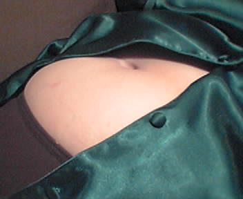 wife's pregnant belly