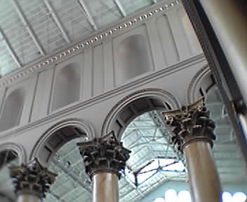 mosaic of the great hall of the national building  museum